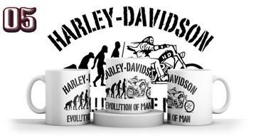 KUBEK HARLEY DAVIDSON + IMIE + KARTONIK