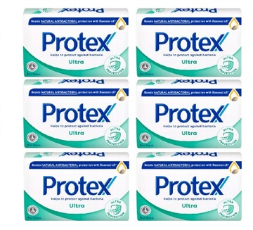 Protex ULTRA Mydła Antybakteryjne w Kostce 6x90g