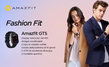 Умные часы Amazfit GTS оранжевого цвета A1914/RD