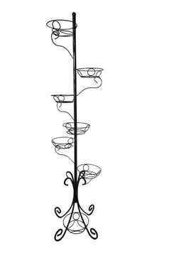 Металлическая подставка для цветов в стиле лофт на 7 цветов.