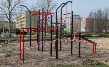 ЛЕНТА ПРЕДУПРЕЖДАЮЩАЯ бело-красная 40мм-50мм 500м БЕЗ КЛЕЕВОЙ МАРКИРОВКИ