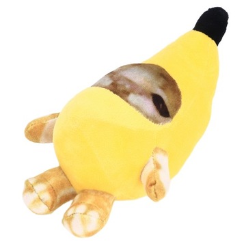 Банановая кошка, плюшевая игрушка, универсальная, забавная