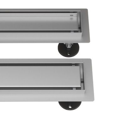 ЛИНЕЙНЫЙ СЛИВ ПОД ПЛИТКУ 50 СМ СТАЛЬ СИФОН 2в1 ДУШЕВОЙ ПОДДОН ENTERO