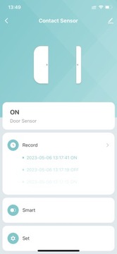 Умный датчик открытия дверей и окон ZigBee Tuya