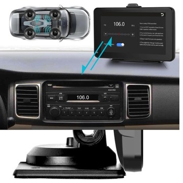 БЕСПРОВОДНОЙ ANDROID АВТО CARPLAY МОНИТОР НАВИГАЦИЯ 7 ДЮЙМОВ BLUETOOTH AUX