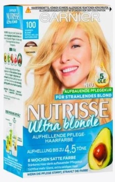 Garnier Nutrisse Creme Farba słoneczny blond 100