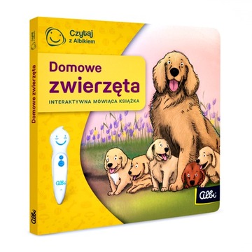 Albik mini książka: Czytaj z... Domowe zwierzęta
