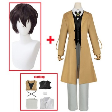 Cosplay Anime Bungo Bezpańskie Psy Dazai Osamu Prz