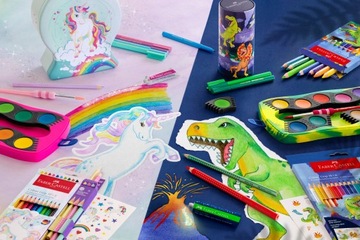 Faber-Castell Flamasters Pisaki Mazaki Connector Dinosaurs 20 K Большой набор