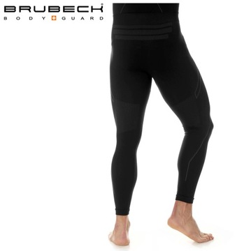 Леггинсы Brubeck Thermoactive Черно-синие M