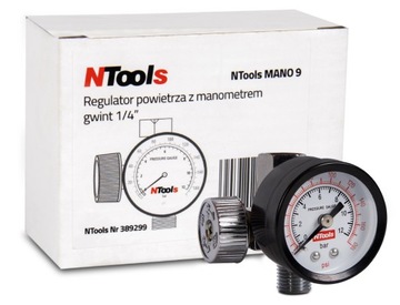 Регулятор воздуха NTools MANO 9 с манометром
