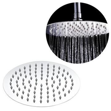 PRYSZNIC SUFITOWY Z OPADEM METALOWYM 10 CALI