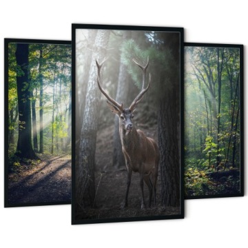 NOWOCZESNY OBRAZ W RAMACH SALON SYPIALNIA 99X43