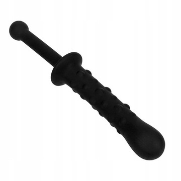 masażer prostaty czarna pałka plug
