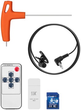 Endoskop kamera inspekcyjna LCD TFT 7'' śr. rur 40-80 mm dł. 40m