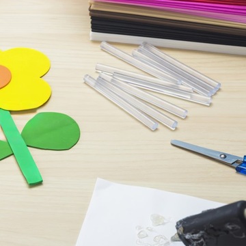 КЛЕИ-КАЛОЧКИ ГОРЯЧИЙ КЛЕЙ DIY ПРОЗРАЧНАЯ СМОЛА 50 ШТ. ТЕРМОПЛАСТИК