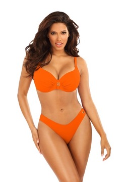 Strój kąpielowy dwuczęściowy pomarańczowy bikini Self