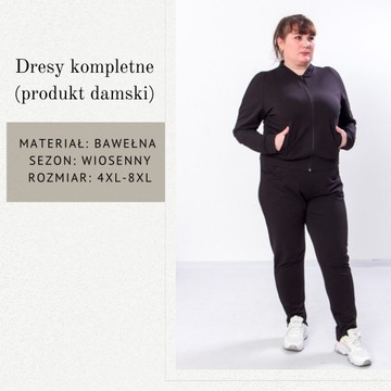 Dresy kompletne (produkt damski), wiosenny, 8236-057