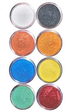 BARWNIK PIGMENT PERŁOWY DO ŻYWICY ZESTAW 8 SZT.