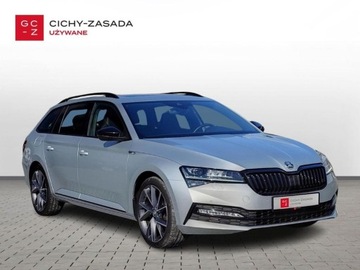 Skoda Superb III Kombi Facelifting 2.0 TDI SCR 200KM 2022 Skoda Superb 2.0 TDI 200KM Sportline DSG Kamera DCC Virtual HAK Panorama F, zdjęcie 6