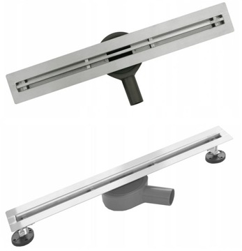 ODPŁYW LINIOWY SLIM WĄSKI STAL NERDZEWNA INOX 80cm