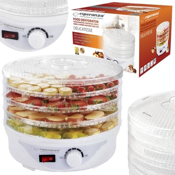 SUSZARKA DO OWOCÓW WARZYW GRZYBÓW Z REGULACJA 250W