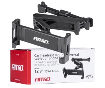 Амио-держатель для подголовника для планшетных телефонов Amio-03799