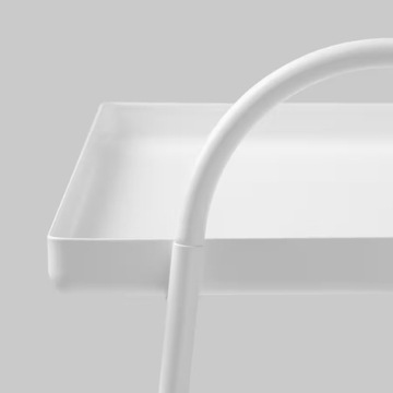 ИКЕА ХАТТАСЕН | Тумбочка/полка | Белый