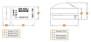 Колонки Твитеры HERTZ DT24.3 80W Свистит Шипение ВЧ + Кроссоверы