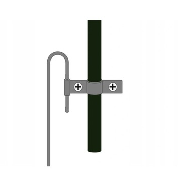 ОПОРА САДОВАЯ ПЕРГОЛА-ПИРАМИДА ДЛЯ РОЗ, АЛЬЗИЙ, МЕТАЛЛИЧЕСКИЙ СТОЙК + АНКЕРЫ