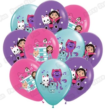 KUBKI papierowe Koci domek Gabi URODZINY 10 szt.