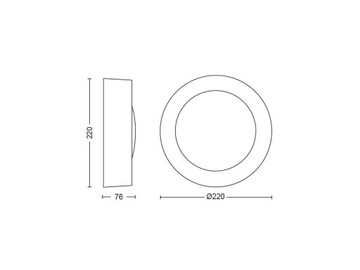 СВЕТОДИОДНЫЙ НАСТЕННЫЙ СВЕТИЛЬНИК PHILIPS HUE, белый и цветной DAYLO