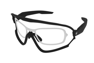 Okulary Rowerowe Tripout Infinity Czarne Sz. Clear