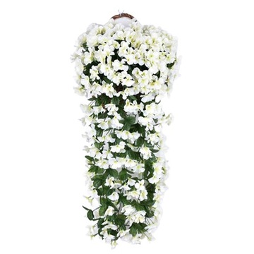 Цветочная Гирлянда Красные Искусственные Висячие Цветы Плющ Сурфиния