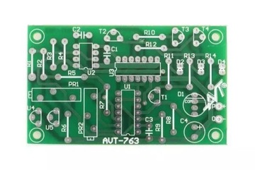 AVT763A - Termometr RGB - płytka PCB