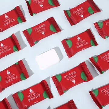 CHUSTECZKA RĘCZNIK W TABLETCE TURYSTYCZNA x 100