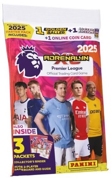 PANINI Adrenalyn XL PREMIER LEAGUE 2025 - zestaw startowy, karty, album