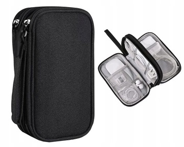 Organizer na ładowarki kable USB torba etui podróżne ochronne wodooporny