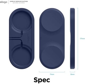 Elago Hub Duo do ładowania urządzeń Apple (MagSafe) Jean Indigo