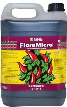 GHE Flora Micro Soft Water 5L nawóz woda miękka