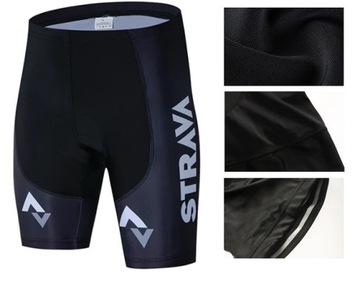 STRAVA ВЕЛОСИПЕДНЫЙ КОСТЮМ ГЕЛЕВЫЕ ШОРТЫ ФУТБОЛКА XL