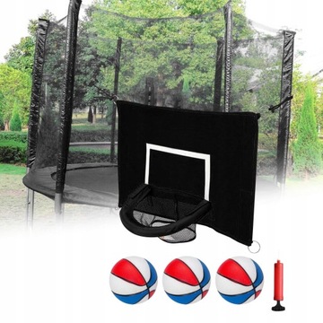 Mini kosz do koszykówki na trampolinę Uniwersalny styl trampoliny H