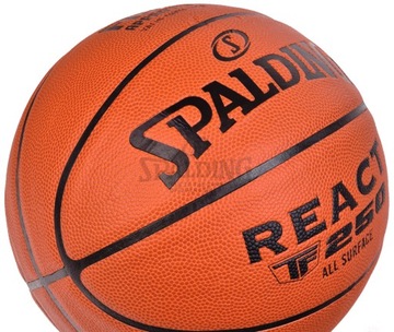 Баскетбольный мяч Spalding React TF 250, 7 год.