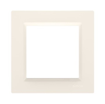 SIMON 10 ramka pojedyncza CR1/41 kremowa