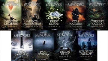 Wiedźmin Saga 9 tomów - Andrzej Sapkowski