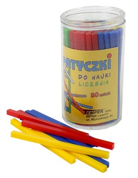 PATYCZKI DO NAUKI LICZENIA 80 SZT.