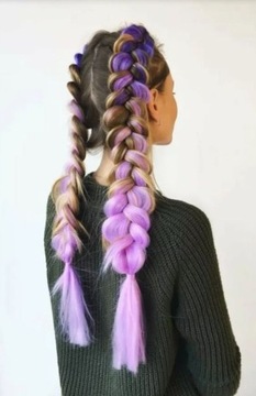 СИНТЕТИЧЕСКИЕ ВОЛОСЫ ДЛЯ МОСТОВ ОМБРЕ ФИОЛЕТОВЫЙ C22