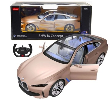 RASTAR AUTO ZDALNE STEROWANE BMW i4 CONCEPT SKALA 1:14 NA PILOT