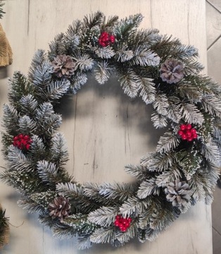 Адвент набор с подсвечником для венка из сосновых шишек