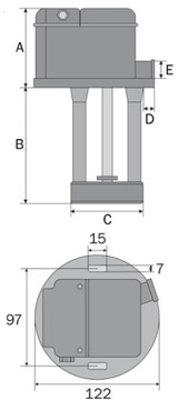 Насос охлаждающей жидкости SC 85 мм 230/400 В